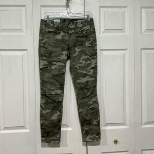 🤎 Gap Always Skinny Green Gray Camouflage Jeans - 2 / 26